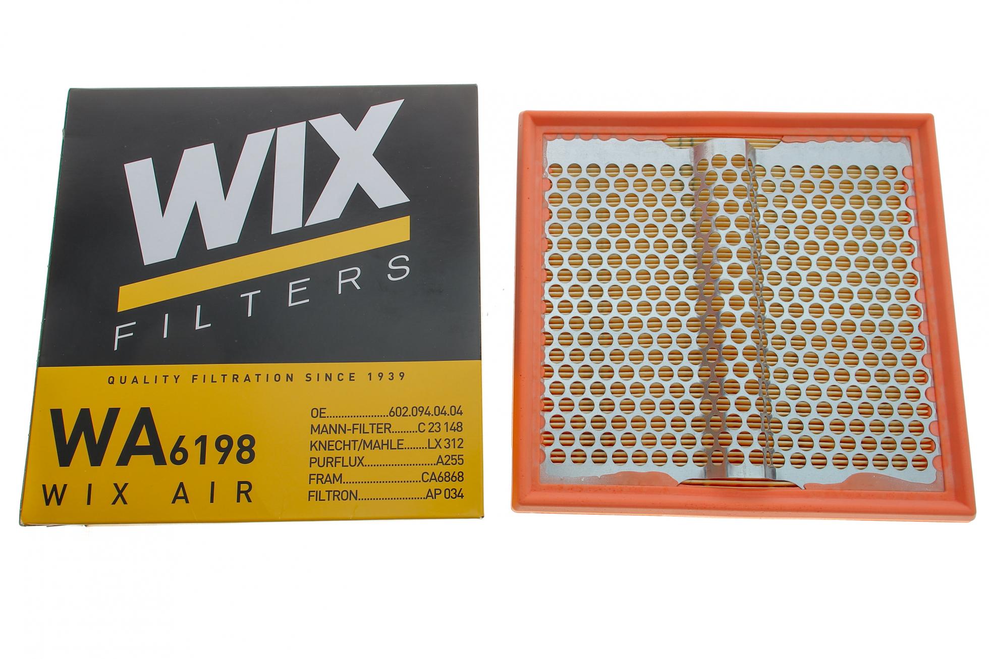 WA6198 WIX FILTERS